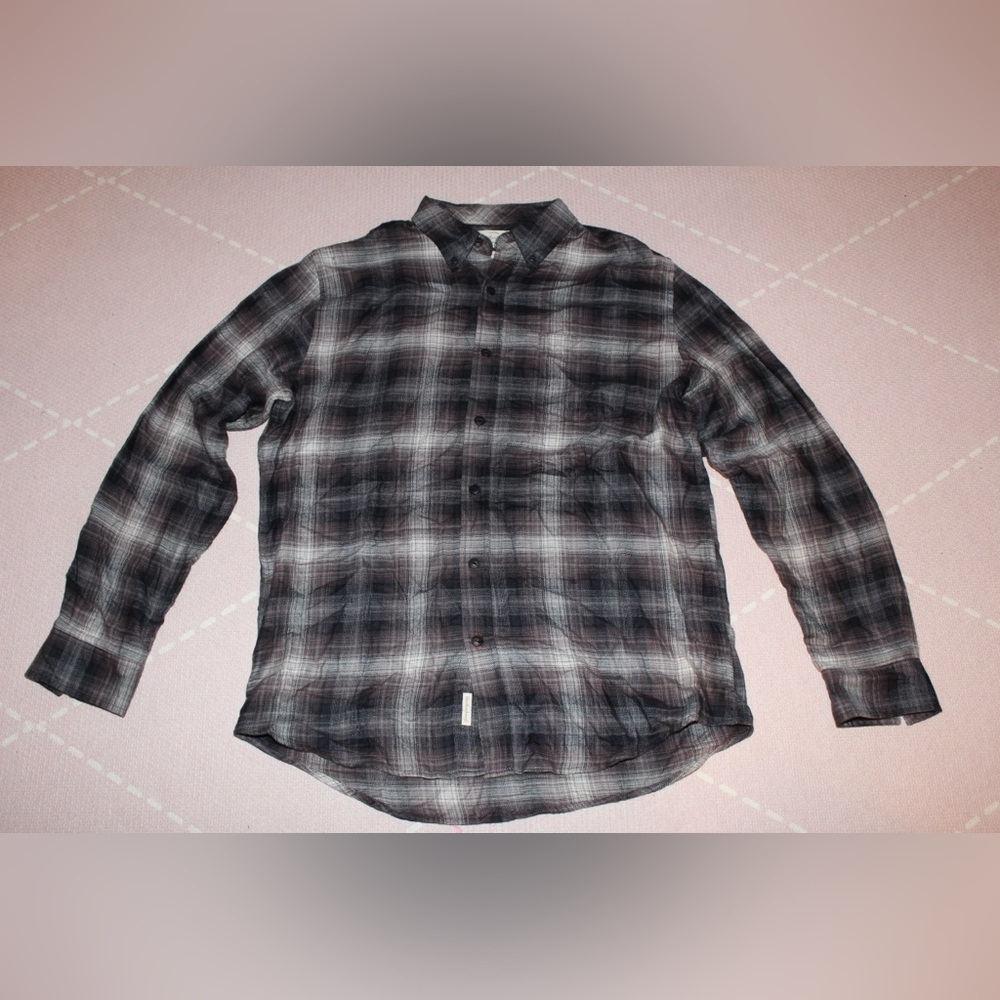 Weatherproof Vintage Men’s Flannel Button Down Shirt Large